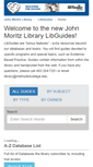 Mobile Screenshot of libguides.methodistcollege.edu